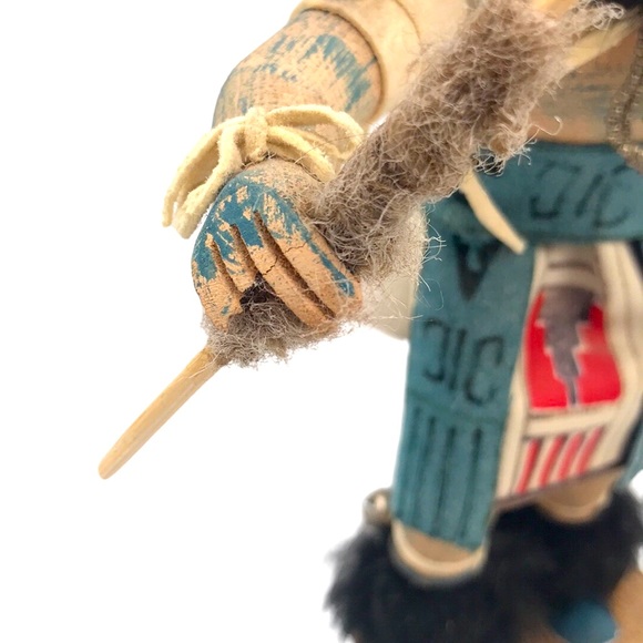 Handmade Native American Kachina Doll “Pot Carrier” Doll Decor - Picture 7 of 11